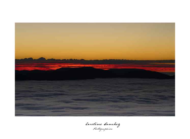 Coucher du soleil au Grand Ballon